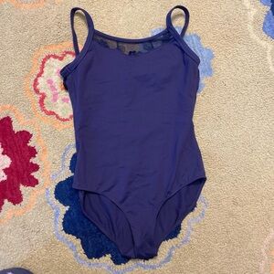 purple/dark indigo ballet leotard